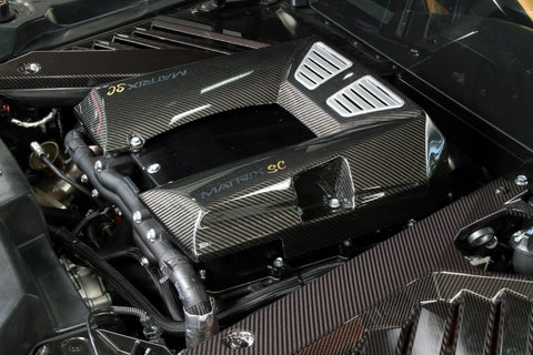2020-24 C8 Corvette Concept8 Bespoke Carbon Fiber Supercharged Engine Cover (Ships in approx. 3-4 weeks)