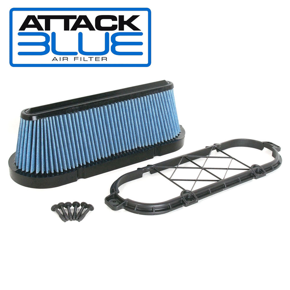 2009-2013 Corvette ZR1 LS9 Attack Blue Performance Air Filter w/GM