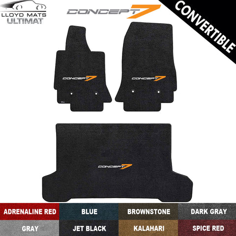 2014-19 Corvette Convertible Concept7 Lloyd Ultimat Floor & Cargo Mat Set (8 Colors) (Drop ships in approx. 2-3 weeks)